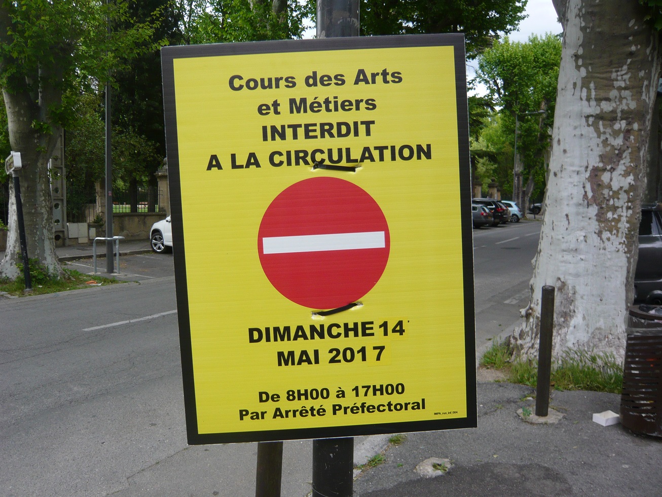ATTENTION : FORTES PERTURBATIONS DE LA CIRCULATION LES 13 ET 14 MAI