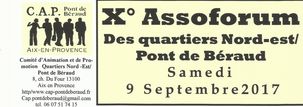 SAMEDI 9 SEPTEMBRE * ASSOFORUM  2017 *