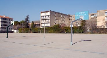 Réfection du plateau sportif à côté du Resto du Cœur
