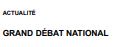 GRAND DÉBAT NATIONAL