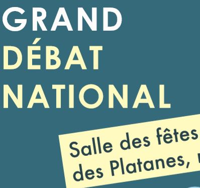 SALLE DES FÊTES DES PLATANES LE 14/03 DÉBAT NATIONAL
