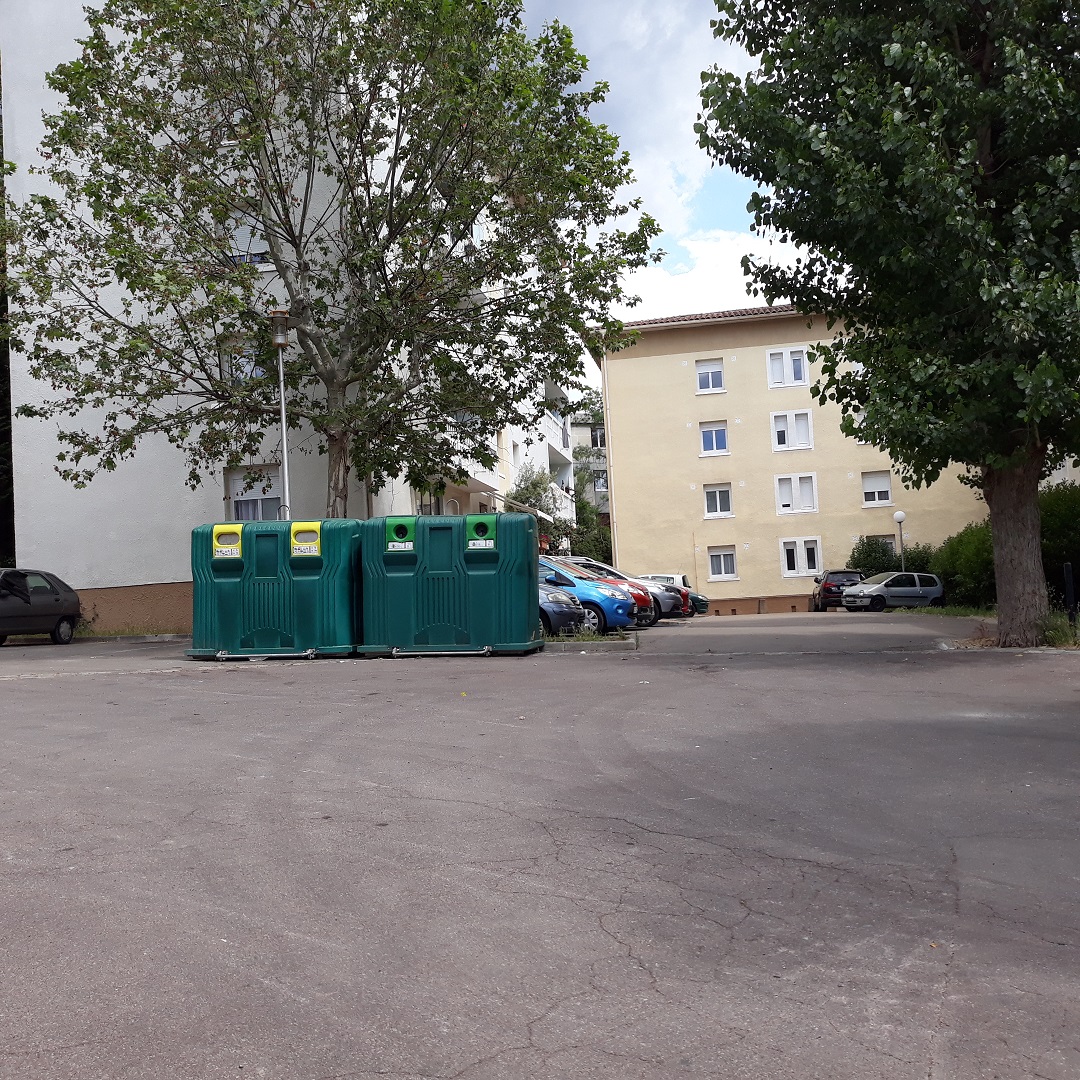 Des nouvelles colonnes de tri à la Pinette