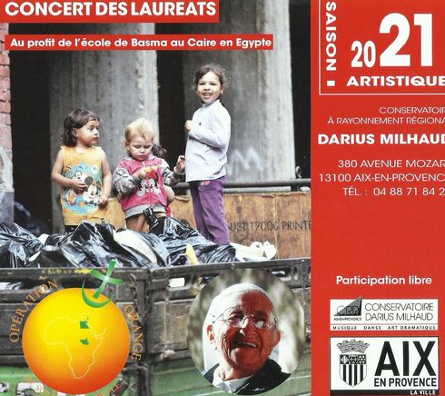 CONCERT DES LAUREATS du CONSERVATOIRE Darius MILHAUD