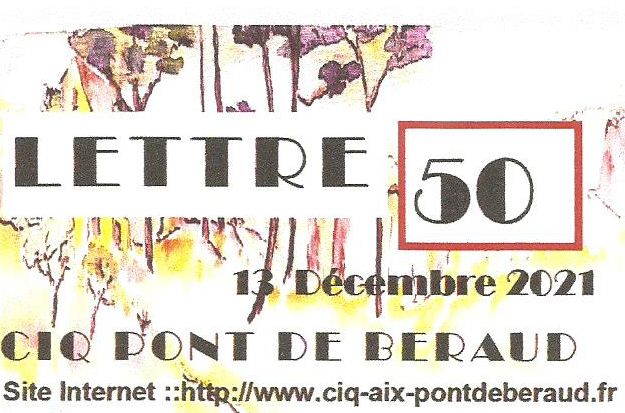 LETTRE DE QUARTIER n° 50  – NUMERO SPECIAL