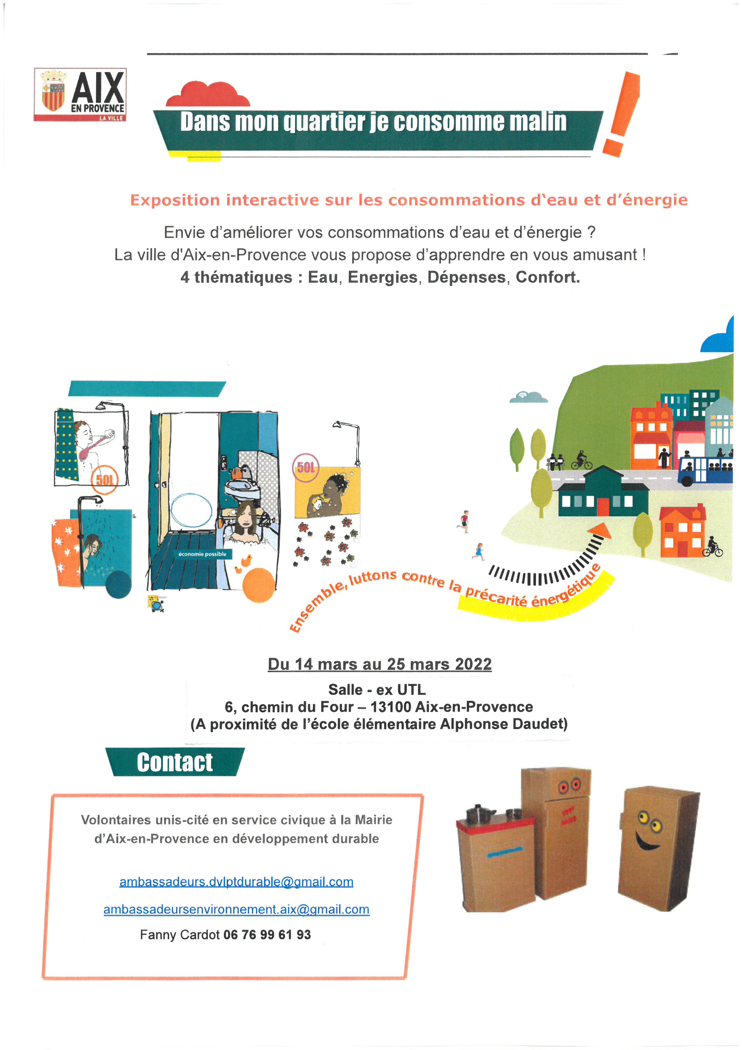 Exposition « Dans mon quartier, je consomme malin »