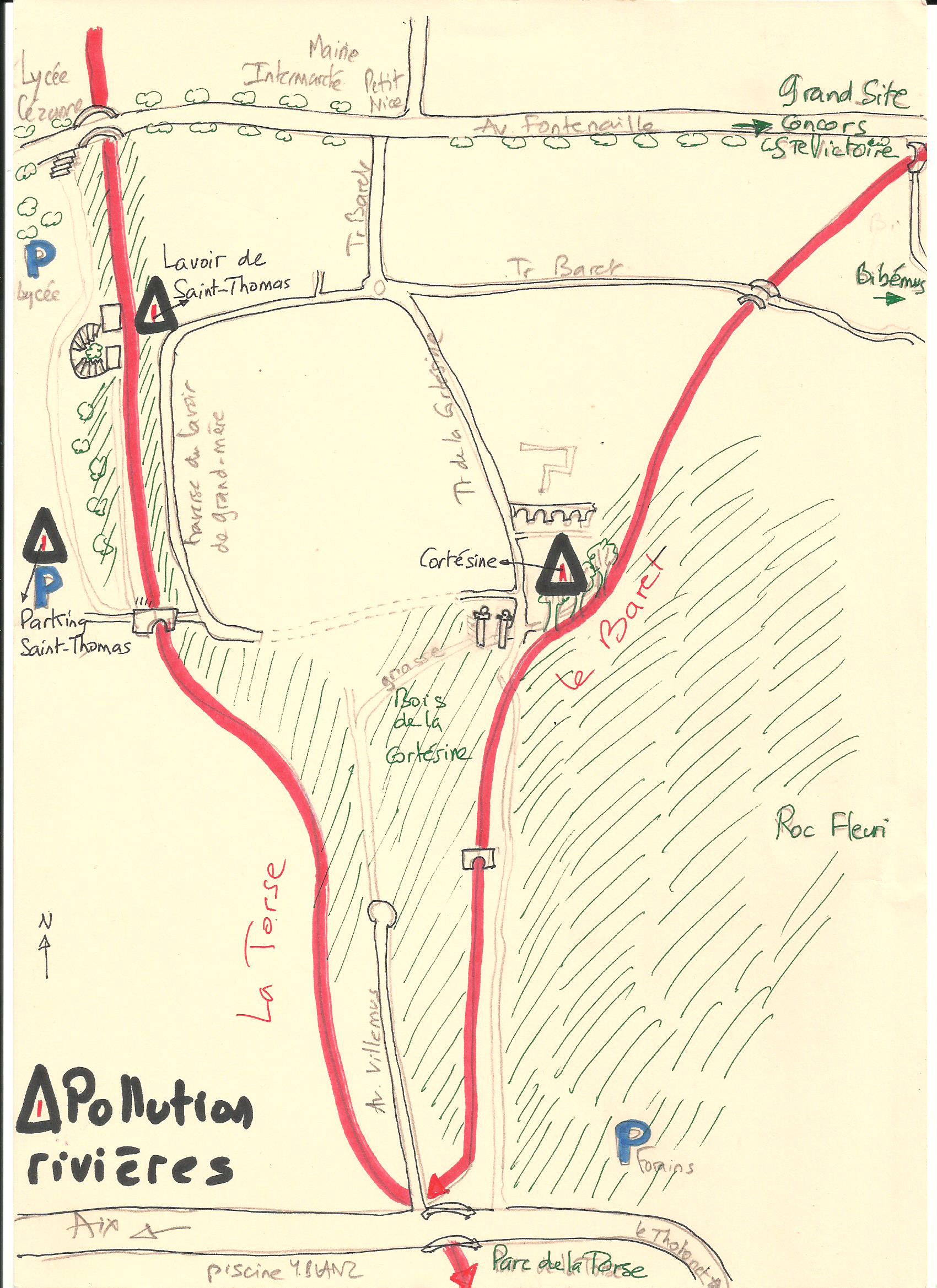 plan rivières