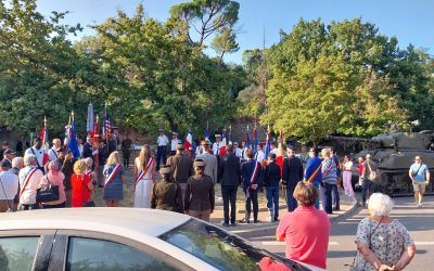 CEREMONIES  du 80ème ANNIVERSAIRE DE LA LIBÉRATION AU PONT DE BÉRAUD