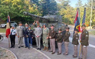 INAUGURATION  du CARREFOUR DE LA LIBERATION